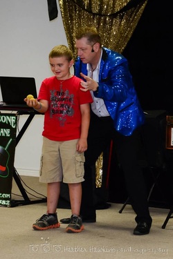 Great business for kids presented by Colleyville kids magician Kendal Kane makes your child's birthday unforgettable
