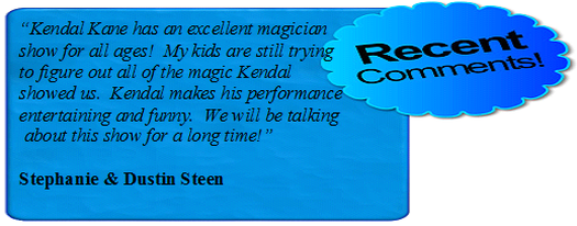 Greenville Entertainment magic show for birthday party kids